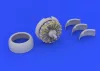 Eduard Accessories B-17G engine No.3 for HK Models - motorkészlet