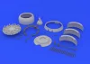 Eduard Accessories B-17G engine No.4 for HK Models - motorkészlet