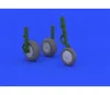 Eduard Accessories Me 262 wheels for Trumpeter - kerékkészlet