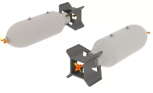 Eduard Accessories US 500Ib bombs - US 500Ib bomba – bombafegyverzet-készlet