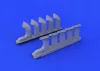 Eduard Accessories Mosquito Mk.VI exhaust stacks f.Tamiya - kipufogócsonkok