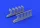 Eduard Accessories Mosquito Mk.VI exhaust stacks f.Tamiya - kipufogócsonkok