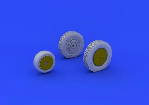 Eduard Accessories P-39 wheels late for KittyHawk - kerékkészlet
