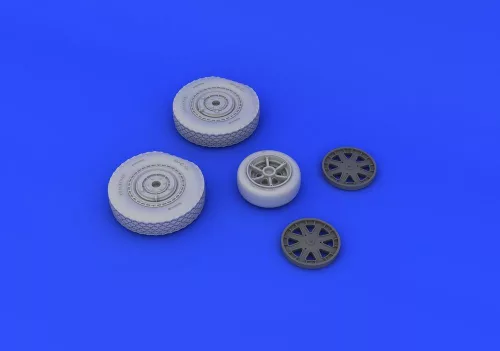 Eduard Accessories P-39 wheels late for KittyHawk - kerékkészlet