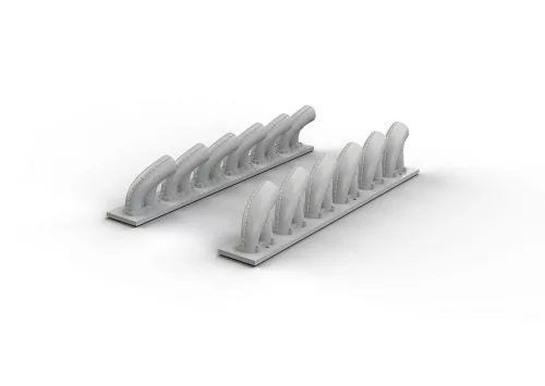 Eduard Accessories P-39Q/N exhaust stacks for KittyHawk - kipufogócsonkok
