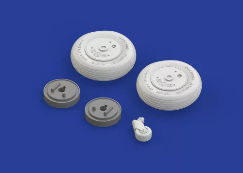 Eduard Accessories A6M5c Zero wheels for Hasegawa - kerékkészlet