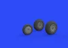 Eduard Accessories Me 262 wheels for Revell - kerékkészlet