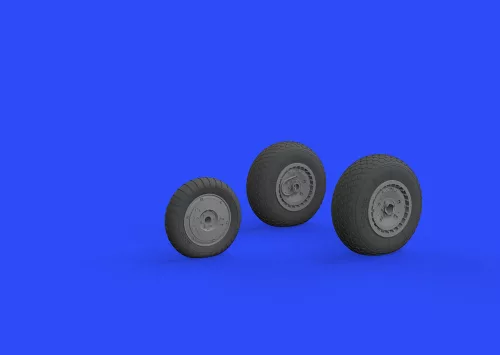Eduard Accessories Me 262 wheels for Revell - kerékkészlet