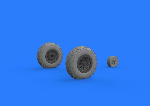 Eduard Accessories P-51D wheels for Revell - kerékkészlet