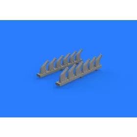   Eduard Accessories P-51D exhaust stacks for Revell - kipufogócsonkok