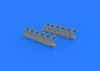 Eduard Accessories P-51D exhaust stacks for Revell - kipufogócsonkok