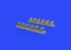 Eduard Accessories P-40E exhaust stacks for Hasegawa - kipufogócsonkok