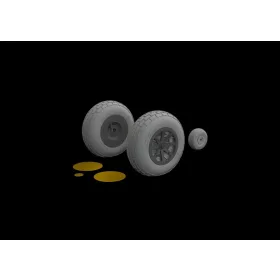   Eduard Accessories P-40N wheels for Trumpeter - kerékkészlet