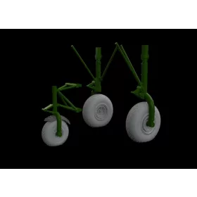   Eduard Accessories B-24 wheels (8spoke front wheel) for Hobby Boss - kerékkészlet