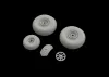 Eduard Accessories B-24 wheels (8spoke front wheel) for Hobby Boss - kerékkészlet