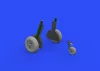 Eduard Accessories Bf 108 wheels spoked for Eduard - kerékkészlet