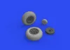 Eduard Accessories P-40E wheels for Trumpeter - kerékkészlet