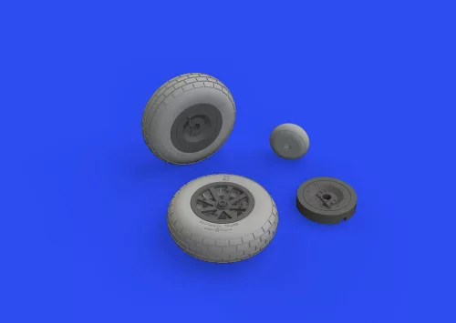 Eduard Accessories P-40E wheels for Trumpeter - kerékkészlet