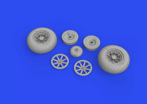 Eduard Accessories P-40E wheels for Trumpeter - kerékkészlet