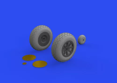 Eduard Accessories P-40E wheels for Trumpeter - kerékkészlet