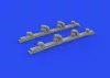 Eduard Accessories Yak-9T exhaust stacks PRINT for ICM - 3D nyomtatott kipufogócsonkok