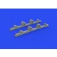 Eduard Accessories Yak-9T exhaust stacks PRINT for ICM - 3D nyomtatott kipufogócsonkok