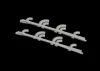 Eduard Accessories Yak-9T exhaust stacks PRINT for ICM - 3D nyomtatott kipufogócsonkok