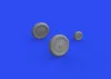 Eduard Accessories Bf 109G-4 wheels for REVELL - kerékkészlet