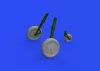 Eduard Accessories Bf 109G-4 wheels for REVELL - kerékkészlet