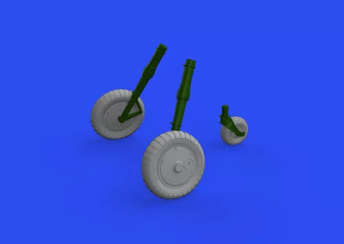Eduard Accessories Bf 109G-4 wheels for REVELL - kerékkészlet