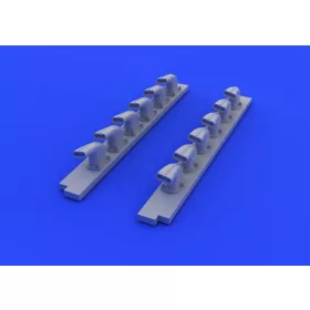   Eduard Accessories Bf 109G-2/4 exhaust stacks for REVELL - kipufogócsonkok