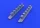Eduard Accessories Bf 109G-2/4 exhaust stacks for REVELL - kipufogócsonkok