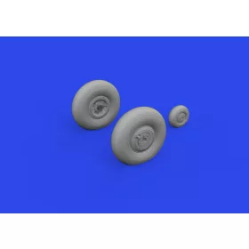   Eduard Accessories Hurricane Mk.II wheels 1/32 REVELL - kerékkészlet
