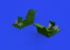 Eduard Accessories Bf 109E rudder pedals early PRINT 1/32 - oldalkormány-pedálok