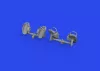 Eduard Accessories Bf 109E rudder pedals early PRINT 1/32 - oldalkormány-pedálok