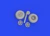 Eduard Accessories Spitfire Mk.Ia wheels 1/32 KOTARE - kerékkészlet