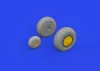 Eduard Accessories A-20G wheels 1/32 HKM - kerékkészlet