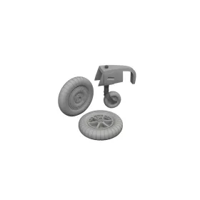 Eduard Accessories Bf 109E wheels   EDUARD - kerékkészlet