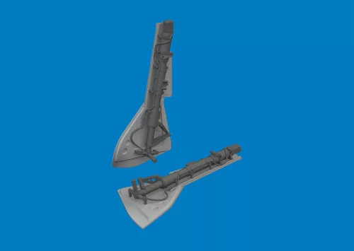 Eduard Accessories Fw 190 undercarriage legs PRINT for Revell - futómű-részletező készlet