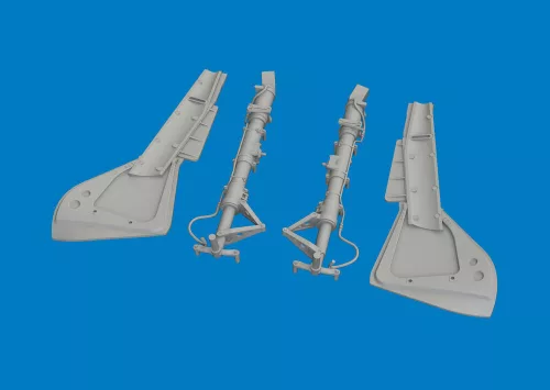 Eduard Accessories Fw 190 undercarriage legs PRINT for Revell - futómű-részletező készlet