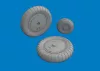 Eduard Accessories Bf 109G-6 wheels for Revell - kerékkészlet