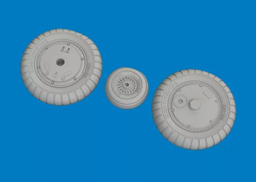 Eduard Accessories Bf 109G-6 wheels for Revell - kerékkészlet