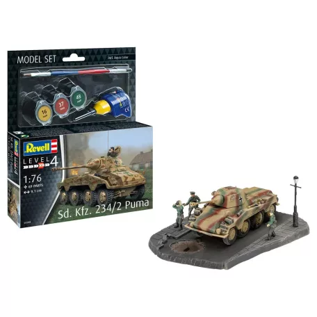 Revell Model Set Sd.Kfz. 234/2 Puma 1:76 harcjármű makett 63288R