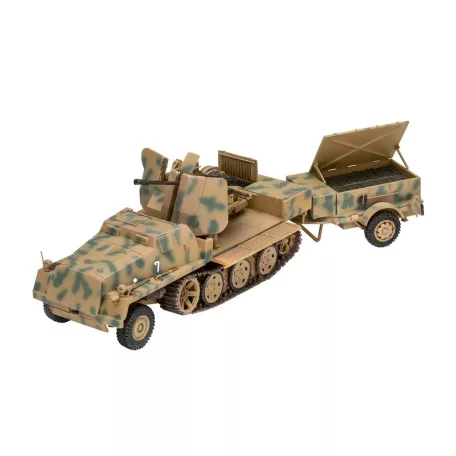 Revell Model Set sWS with Flak43 and Sd.Ah58 Ammo Trailer 1:72 harcjármű makett 63293R