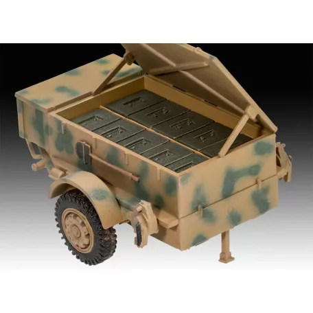 Revell Model Set sWS with Flak43 and Sd.Ah58 Ammo Trailer 1:72 harcjármű makett 63293R