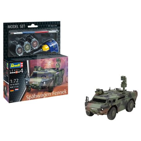 Revell Model Set Spähwagen Fennek 1:72 harcjármű makett 63356R