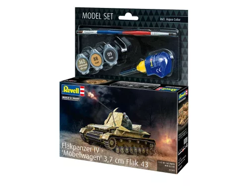 Revell Model Set Flakpanzer IV - Möbelwagen 3,7 cm Flak 43 – 1:72 harcjármű makett