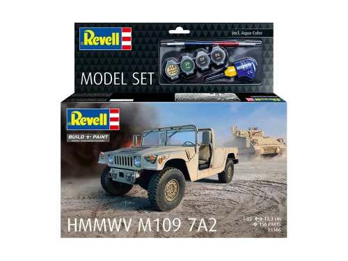 Revell Model Set HMMWV M1097A2 – 1:35 harcjármű makett