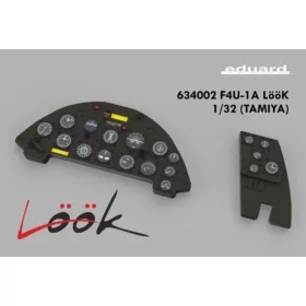   Eduard Accessories F4U-1A LÖÖK for Tamiya - LööK műszerfal- és biztonságiöv-készlet