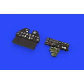   Eduard Accessories P-40E LööK for Hasegawa - LööK műszerfal- és biztonságiöv-készlet